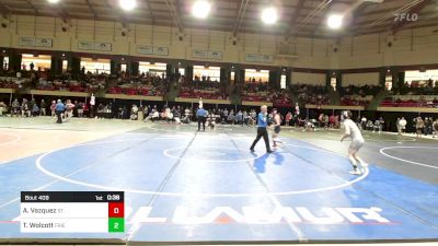 144 lbs Consi Of 16 #1 - Anthony Vazquez, St. Anne-Pacelli Catholic School vs Tyson Wolcott, Friendship Christian