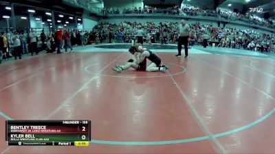 135 lbs Champ. Round 2 - Kyler Bell, Rolla Wrestling Club-AAA vs Bentley Treece, Northwest Jr. Lions Wrestling-AA 