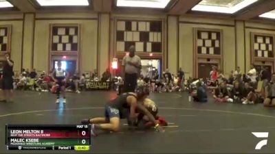 92 lbs Quarterfinal - Malec Ksebe, McDonald Wrestling Academy vs Leon Melton Ii, Beat The Streets Baltimore