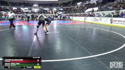 1A-4A 195 3rd Place Match - Noah Breland, Bayside Academy vs Jacob Blanchard, Corner