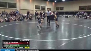 55 lbs Finals (2 Team) - Axton Wittenburg, Iowa Gold vs Connor Schoonover, Tennessee Blue