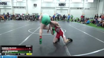 138 lbs Round 6 (10 Team) - Karson Milhoan, Barnesville vs Jacob Brenneman, All American