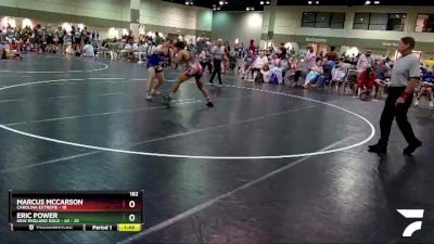 182 lbs Round 2 (6 Team) - Eric Power, New England Gold - AS vs Marcus Mccarson, Carolina Extreme