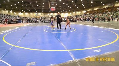 100 lbs Consi Of 4 - Madisen Whalen, Team Hawaii Aloha vs Zayley Skaggs, Lewis Academy