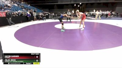 5A - 126 lbs Cons. Round 2 - Miles Dean, Kansas City-Sumner Academy vs Jacob Garner, Lansing