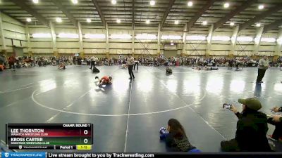 55 lbs Champ. Round 1 - Kross Carter, Shootbox Wrestling Club vs Lee Thornton, Wasatch Wrestling Club