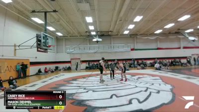 152-167 lbs Round 3 - Mason Dehmel, Ten Sleep Hyattville Scrappers vs Casey Rice, Worland Wrestling Club