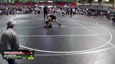 85 lbs Cons. Round 5 - Levi DeVetter, Iron Hawk Wrestling Academy vs Camden DeWispelare, Monarch Wrestling Club - David City