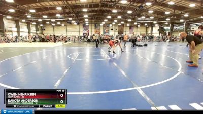 120 lbs Rd# 5- 3:45pm Friday Final Pool - Owen Henriksen, Iowa Black vs Dakota Anderson, Aggression Legionaries