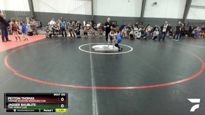 58-63 lbs 1st Place Match - Jagger Baublits, Toro World Club vs Peyton Thomas, Thunder Mountain Wrestling Club