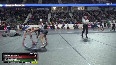 115 lbs Quarterfinal - Ryleigh Page, South Central Punishers vs Naomi Mayfield, Trailblazer Wrestling Club