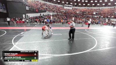 90 lbs Cons. Round 4 - Wyatt Fuller, Wisconsin Rapids vs Jackson Butzler, ParkviewAlbany Youth Wrestling