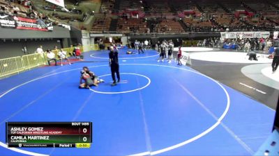 102 lbs Semifinal - Ashley Gomez, TUF California Wrestling Academy vs Camila Martinez, California