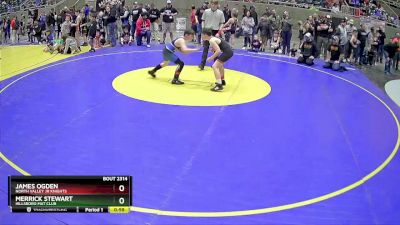 93 lbs Quarterfinal - Merrick Stewart, Hillsboro Mat Club vs James Ogden, North Valley Jr Knights