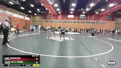 149 lbs Semifinal - Mario De La Torre, Cerritos vs Jake Topartzer, Cerritos