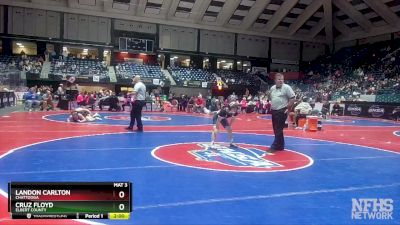 1A-113 lbs Quarterfinal - Landon Carlton, Chattooga vs Cruz Floyd, Elbert County