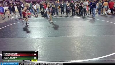 136 lbs Quarterfinal - Gavin Arnold, Chatfield Wrestling Club vs Cody Weaver, NOCAP Wrestling