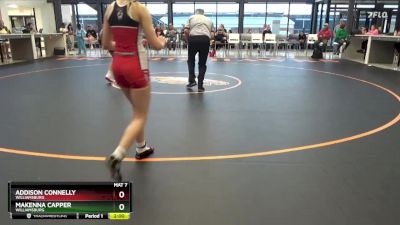 JV-8 lbs Round 5 - Makenna Capper, Williamsburg vs Addison Connelly, Williamsburg