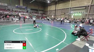 62 lbs Round Of 16 - Sebastian Altman, Black Fox Wr Ac vs Josiah Gonzales, Betterman Elite