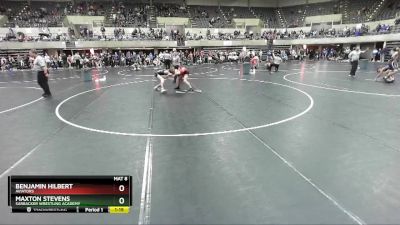 112 lbs Cons. Round 5 - MAXTON STEVENS, Sarbacker Wrestling Academy vs Benjamin Hilbert, Aviators