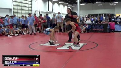 97 lbs Round 3 (8 Team) - Easton Reyes, Oklahoma Red vs Boone Smith, Arkansas