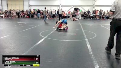 88 lbs Round 1 (4 Team) - Nolan DeShon, Kraken vs Lane Gowl, Warhawks