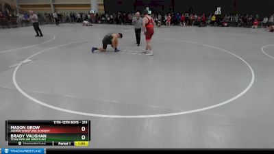 215 lbs Cons. Round 2 - Brady Vaughan, Titan Pipeline Wrestling vs Mason Grow, Askren Wrestling Academy