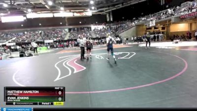 106 lbs Champ. Round 2 - Matthew Hamilton, Post Falls vs Evan Jenkins, Bend Senior