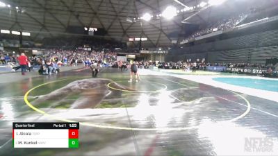 Girls 1B/2B/1A/2A 155 Quarterfinal - Maya Kunkel, Napavine (Girls) vs Islah Alcala, Toppenish (Girls)