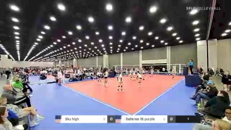 Sky high vs Defense 16 purple - 2022 JVA World Challenge presented by Nike - Expo Only