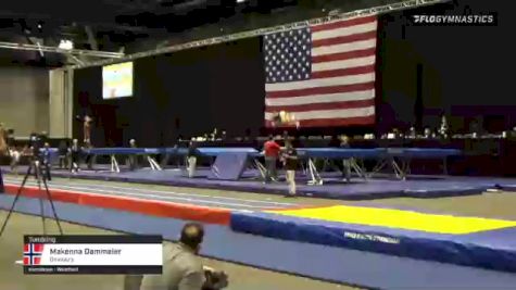 Makenna Dammeier - Tumbling, DeVeau's - 2021 USA Gymnastics Championships
