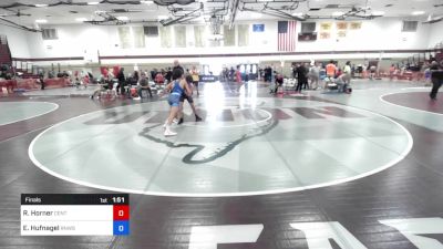 106 lbs Final - Ryan Horner, Centurion vs Eddie Hufnagel, Red Nose Wrestling School