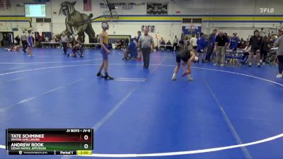 JV-6 lbs Round 3 - Andrew Rook, Cedar Rapids Jefferson vs Tate Schminke, Vinton-Shellsburg