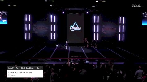 Cheer Express Allstars - Kitty Katz [2023 Level 1 - Tiny--Div 1-Exhibition Day 1] 2023 The All Out Nationals