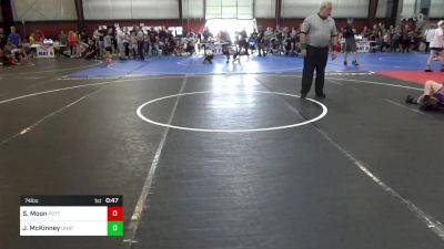 74 lbs Quarterfinal - Sam Moon, Pottsgrove vs Jeremy McKinney, Unattached