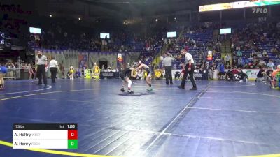 73 lbs Consy 4 - Austyn Holtry, West Perry vs Ava Henry, Rochester