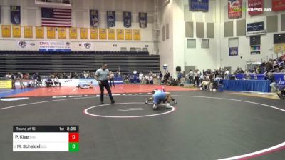 157 lbs Round of 16 - Paul Klee, Sacred Heart vs Markus Scheidel, Columbia