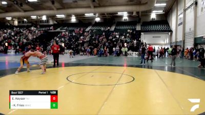 200 lbs Round 1 - Kaydan Fries, Broken Bow Wrestling Club vs Elias Keyser, Fairbury