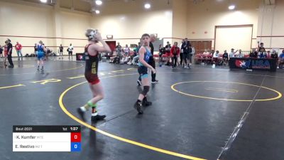 38 kg Rnd Of 32 - Kanin Kumfer, Interior Grappling Academy vs Evan Restivo, M2 Training Center