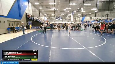 85 lbs Cons. Semi - Brayden McMillan, Ravage vs Wil Brown, GC Junior Wrestling Club