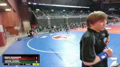 49 lbs Semifinal - Riggs Bohannon, Windy City Wrestlers vs Merrik Lehnen, Douglas Wrestling Club