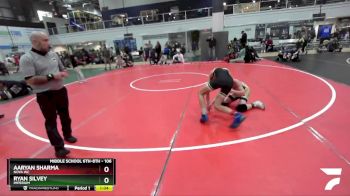 106 lbs 1st Place Match - Aaryan Sharma, NOVA WC vs Ryan Silvey, Imperium