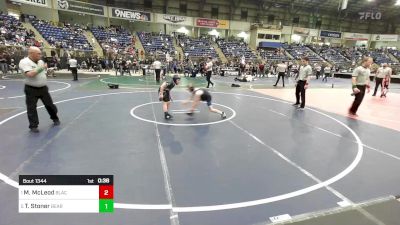 87 lbs Semifinal - Magnus McLeod, Black Fox Academy vs Treyson Stoner, Bear Cave