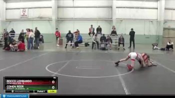 76 lbs Round 7 (8 Team) - Cohen Reer, Dynasty Crusaders vs Rocco Lombardo, PA Alliance Red