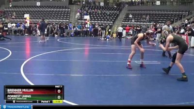 120 lbs Semifinal - Brenner Mullin, Team Montana vs Forrest Uhing, The Best Wrestler