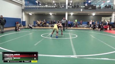 120 lbs Round 1 (6 Team) - Preston Jaros, St. Edward vs Camden *McCoy, Perrysburg