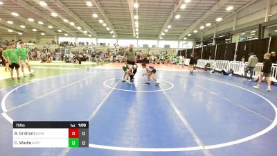 75 lbs Rr Rnd 1 - Bennett Graham, SVRWC vs Cayden Wadle, North Hunterdon