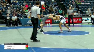 184 lbs Consi of 8 #2 - Alan Clothier, Appalachian State vs Dylan Gabel, N. Colorado