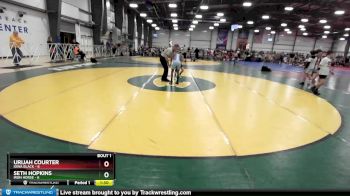 80 lbs Rd# 1 9:00am Friday - Urijah Courter, Iowa Black vs Seth Hopkins, Iron Horse
