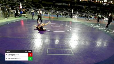 90 lbs Semifinal - Axel Venegas, Hawthorne vs Aaron Szumowski, Revolution Wrestling Club